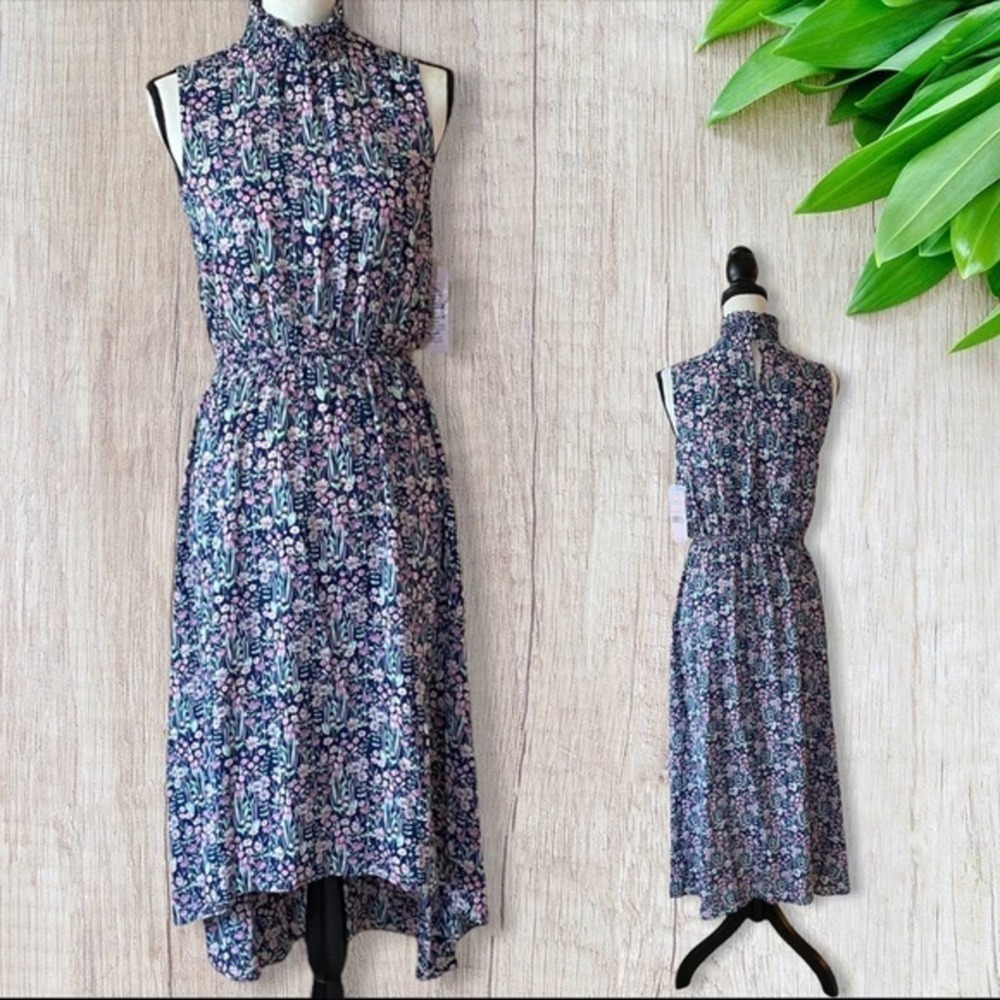 NWT 𝅺Nanette Lepore Sleeveless Floral Dress Size 2
